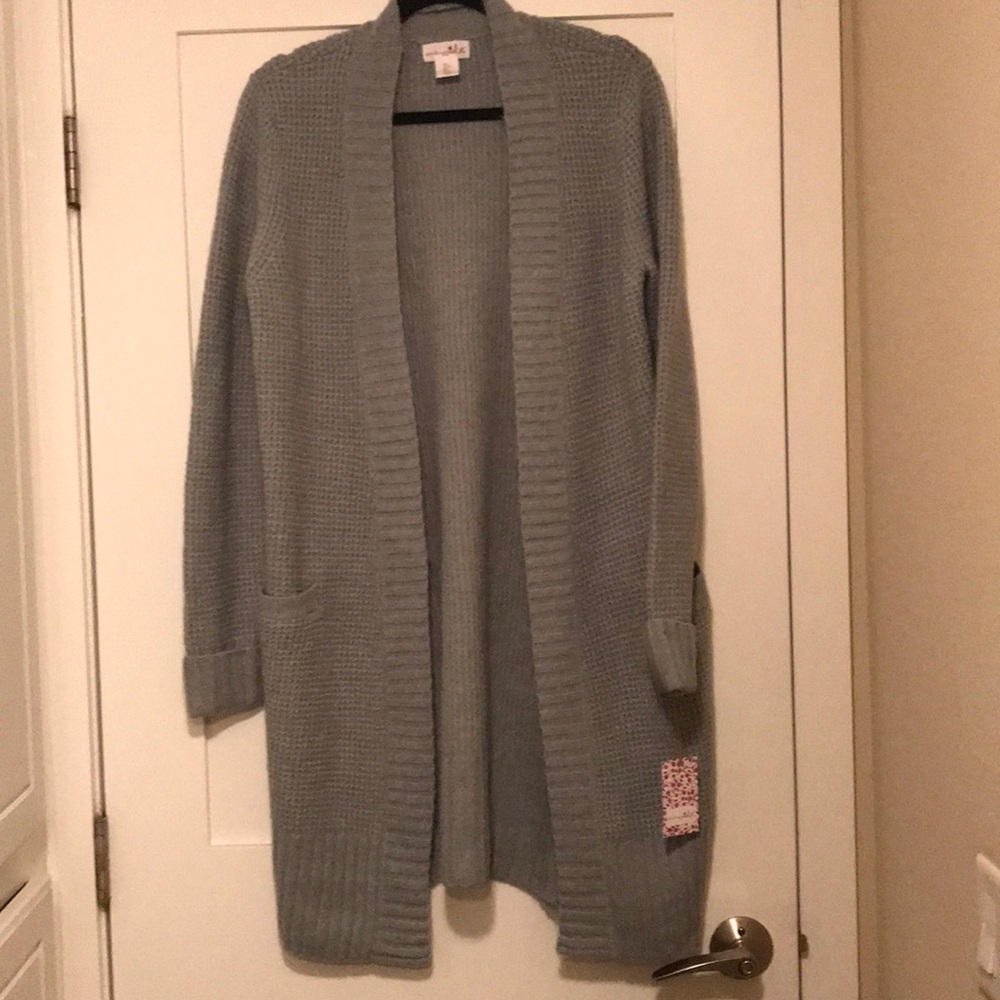 Gray cozy sweater